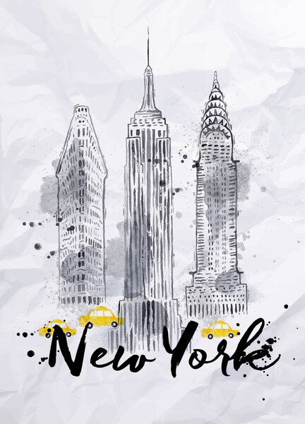 Здания Watercolor New York

