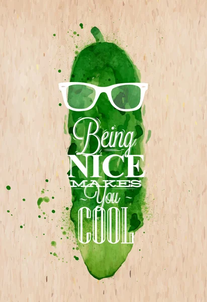 Poster Bay salatalık