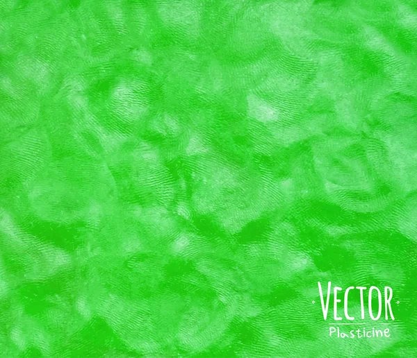 Plasticine fond vert — Image vectorielle