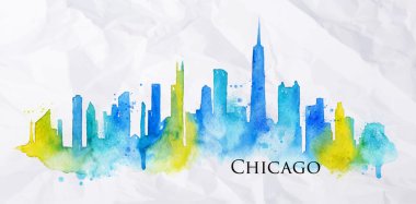 Siluet suluboya Chicago