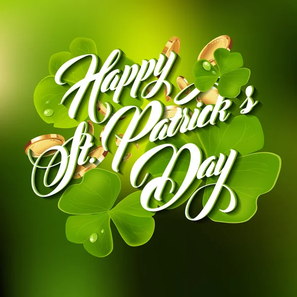 St Patrick dag wenskaart — Stockvector