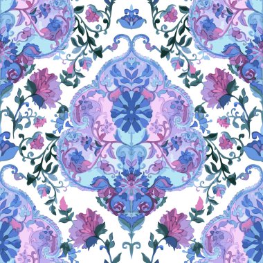 Suluboya desenli sorunsuz arka plan.