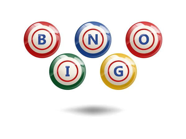 Balles de bingo volantes — Image vectorielle