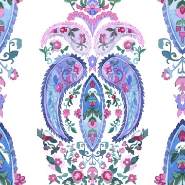 Suluboya desenli sorunsuz arka plan