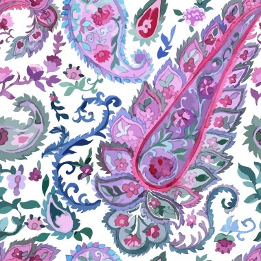 Suluboya desenli sorunsuz arka plan