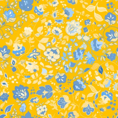 Vektör yaz doodle seamless modeli. 