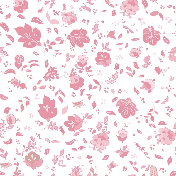 Floral seamless pattern wallpaper — Stock Vector