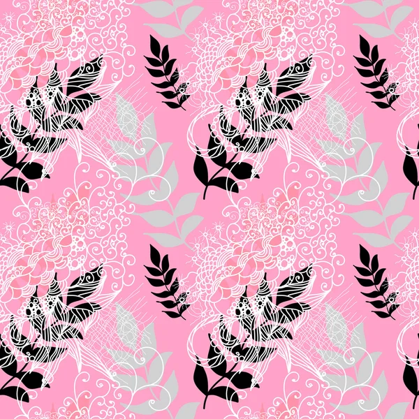 Floral seamless pattern — Stock Vector