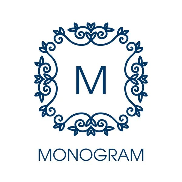 Gestaltung von Monogrammen. — Stockvektor