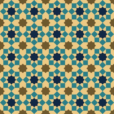 İslami dikişsiz arka plan deseni.