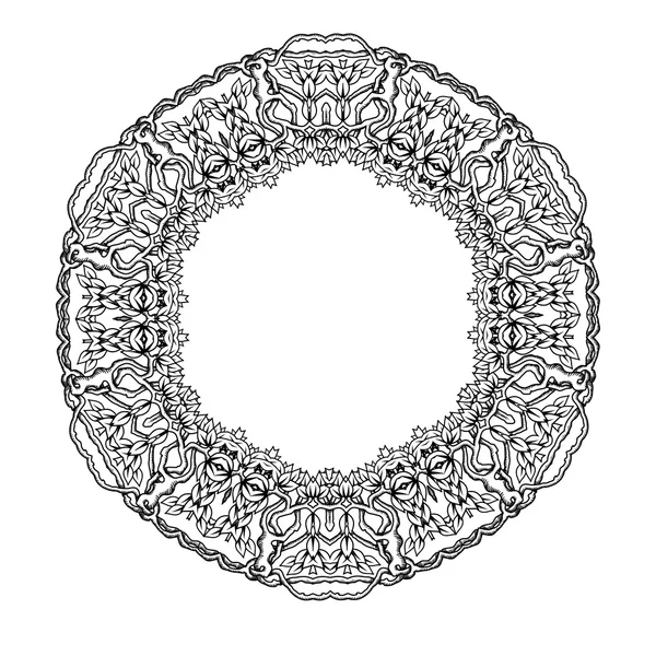 Mandala ornamento circular — Vector de stock