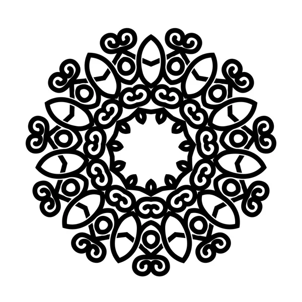 Kreisförmiges Ornamentdesign — Stockvektor