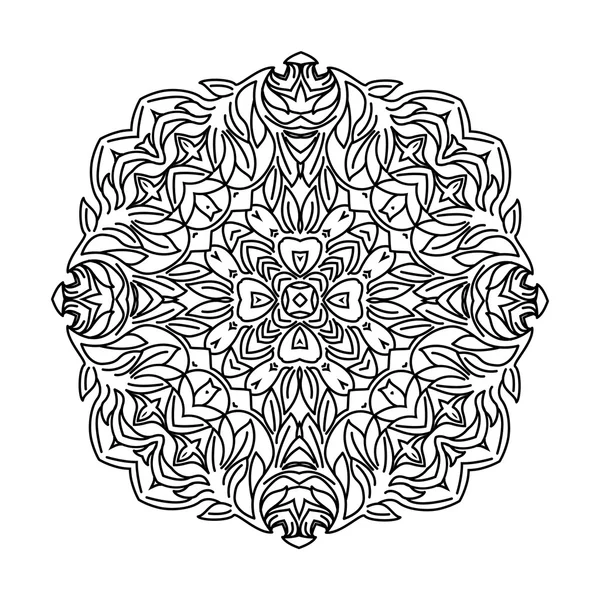 Ornement circulaire Mandala — Image vectorielle