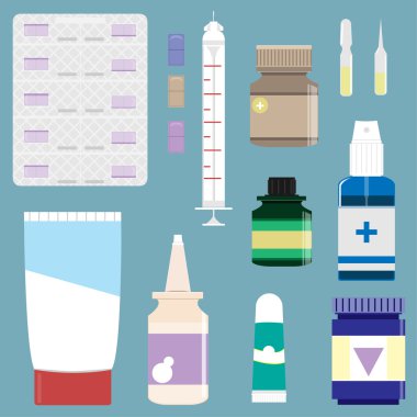 İlaç malzemeleri seti