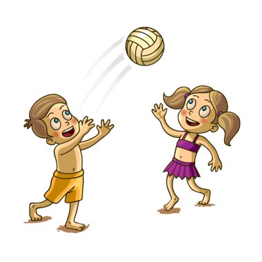 Topla oynamayı mutlu çocuk