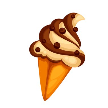 Renkli lezzetli dondurma..