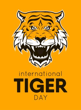 Uluslararası kaplan gün poster  