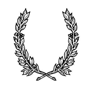 Çiçek çelenk dallar kümesi. 