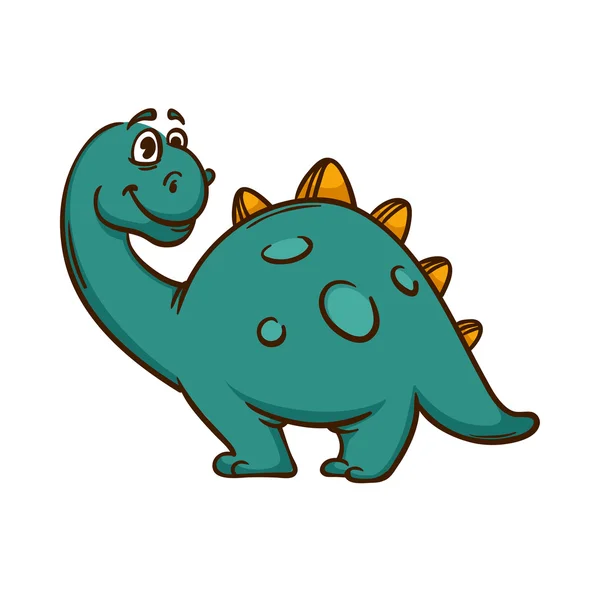 Милый мультяшный монстр динозавров — стоковый вектор