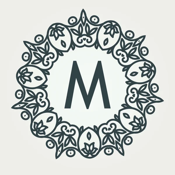 Modèle de logo de luxe — Image vectorielle