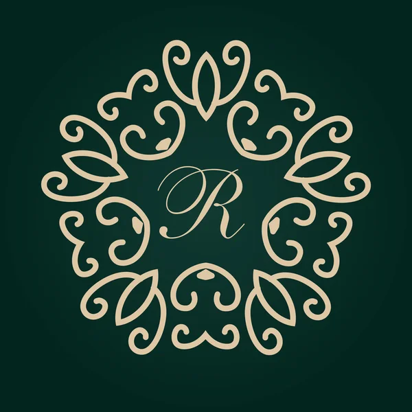 Шаблон Luxury Logo — стоковый вектор