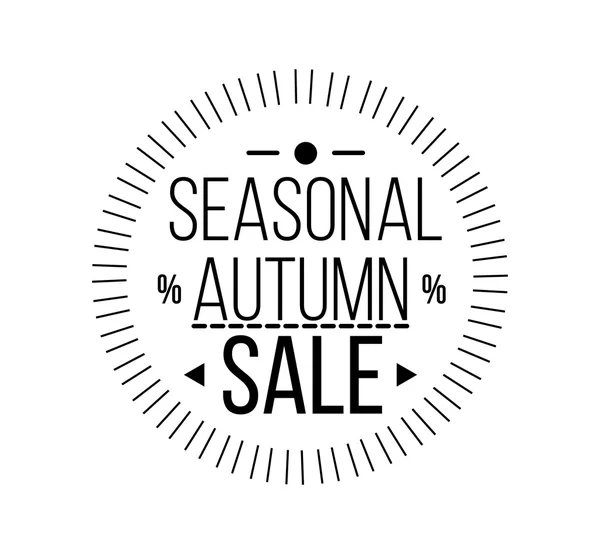 Autumn sale Logotypet — Stock Vector