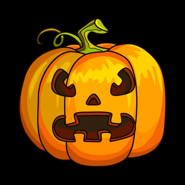 Halloween pumpkin jack Lucerna. — Stockový vektor