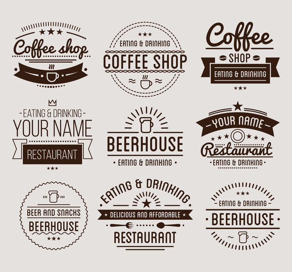  Coffee shop template.