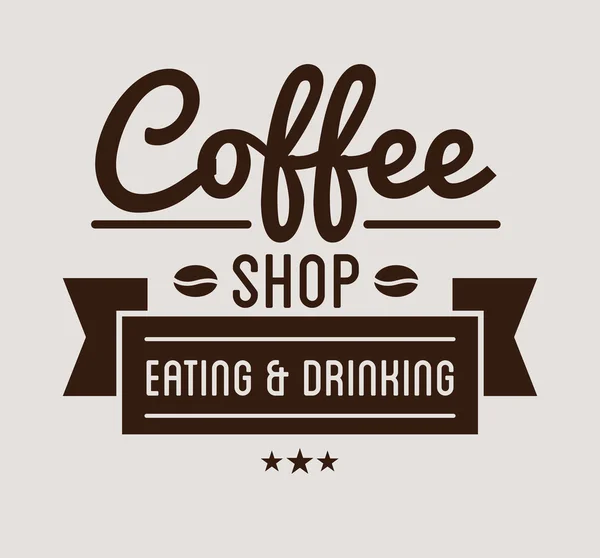 Modelo de café —  Vetores de Stock