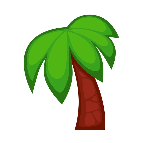 Cartoon palm tree — Stock Vector