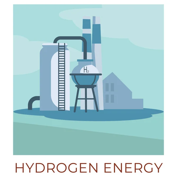 Környezetbarát Módszerek Technológiák Természeti Erőforrásokból Történő Energiatermelésre Felhalmozásra Hidrogénerőmű Vagy — Stock Vector