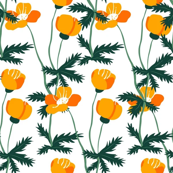 Yapraklarla açan bahar ya da yaz çiçekleri