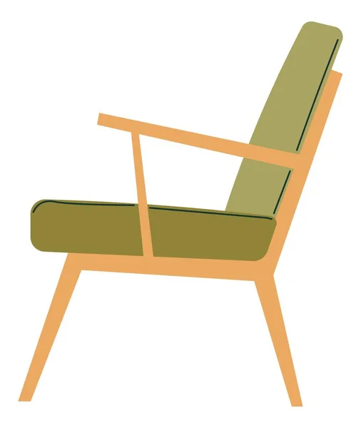 Минималистское кресло для вектора дизайна интерьера дома — стоковый вектор