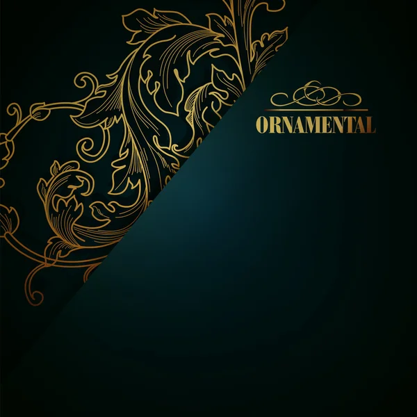 Dantel çiçek süsleme ve metin için yer ile güzel zarif arka plan. Designl elemanları, süslü arka plan. Vektör çizim.