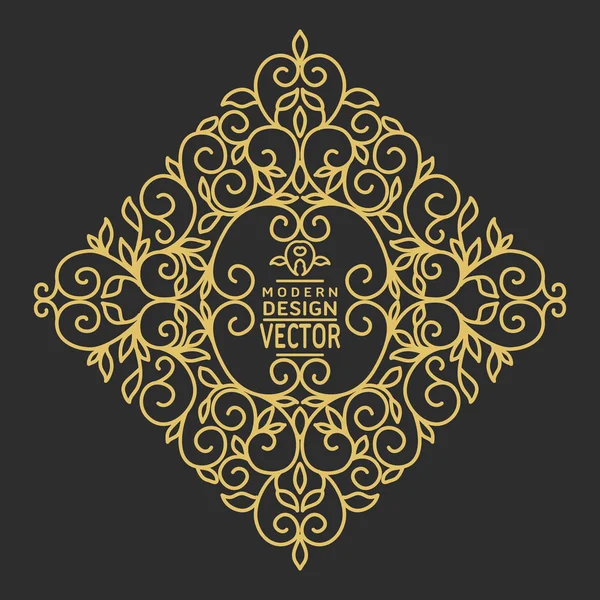 Monogram tasarım öğesi