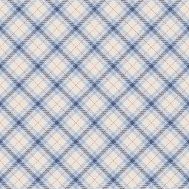 Açık mavi ve deniz baklava desenli, ince çizgileri ve çapraz yapısı var. Giysi, kumaş ve kırtasiye için vektör illüstrasyonu.