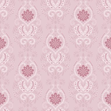 Hassas pembe halk maskesidir. Duvar kağıdı, yatak örtüsü ve romantik iç döşemeler için idealdir..