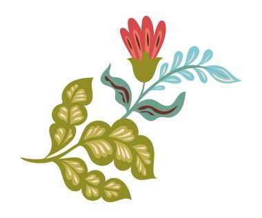 Yaprakları tekstil desenli, damgalama, ambalaj ve çıkartmalar için idealdir..