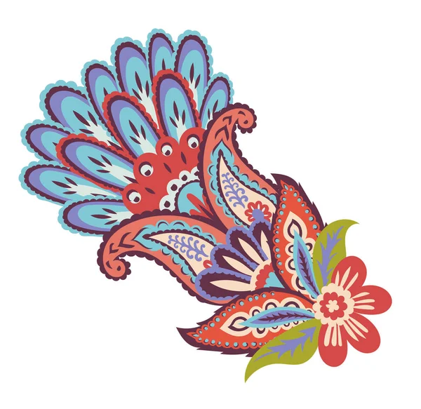 Katmanlı taç yaprakları ve yüzey tasarımı, ambalaj, kıyafet baskıları ve kırtasiye malzemeleri için yaprakları olan kavisli halk çiçekleri..