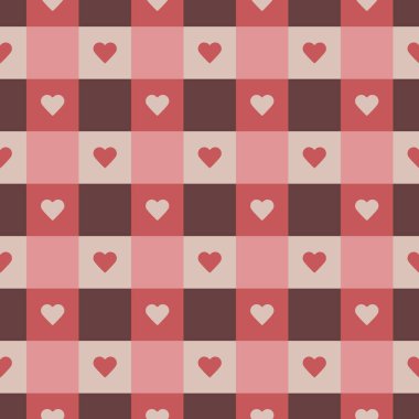 Sıcak folklor tasarımı pembe krem ve kakao tonlarında. Duvar kağıdı örtü ve hediye paketi için ideal..