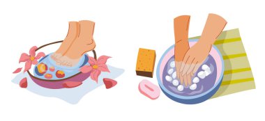 Editörel tasarım web grafikleri ve sunum slaytları için mavi hardal mercan tonlarında soyut karakterler.