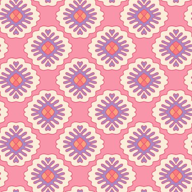 Süslü duvar kâğıdı, döşeme ve tekstil için süs mavisi üzerine süslenmiş elmaslar..