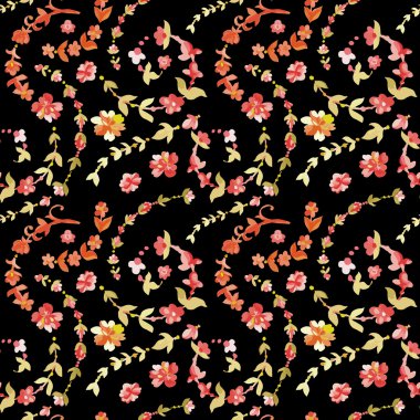 Suluboya desenli seamless modeli