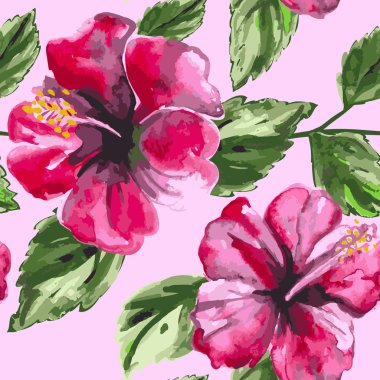 güzel sorunsuz çiçek desenli arka plan