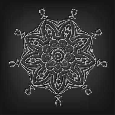 Victoria tarzı Vintage daire şeklinde