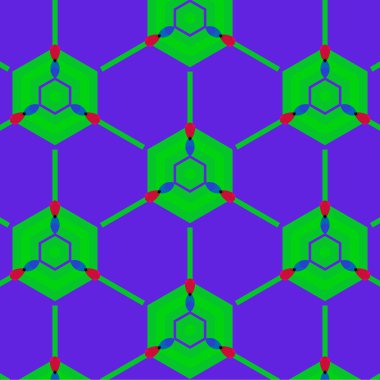 Soyut Renkli Kusursuz Desen