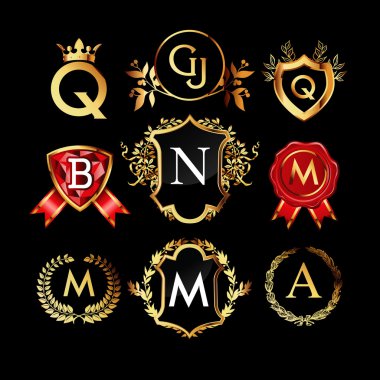 Lüks Monogram kümesi