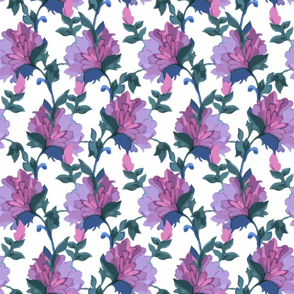 Floral Watercolor seamless pattern — Stock Vector