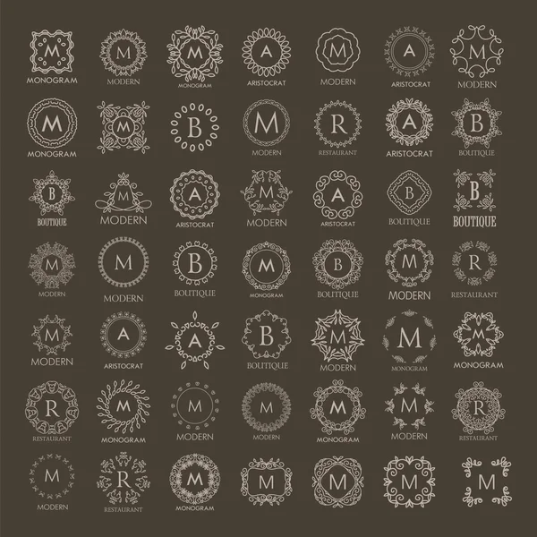 Monogram toplama tasarım projeleri için