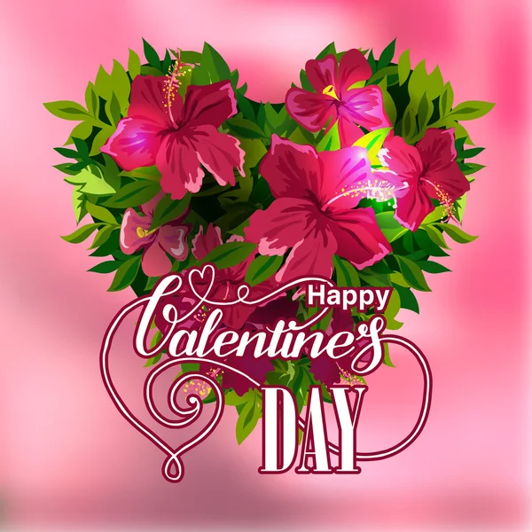 Heart valentine's day — Stock Vector